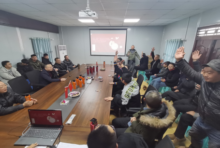 自貢市小井溝水利工程支渠項(xiàng)目部開展“慶元旦、迎新年”活動(dòng)