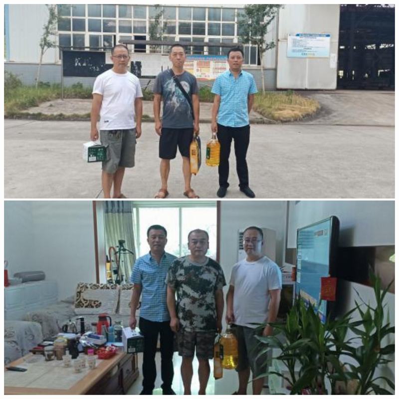 機(jī)械廠黨支部慰問走訪退役軍人